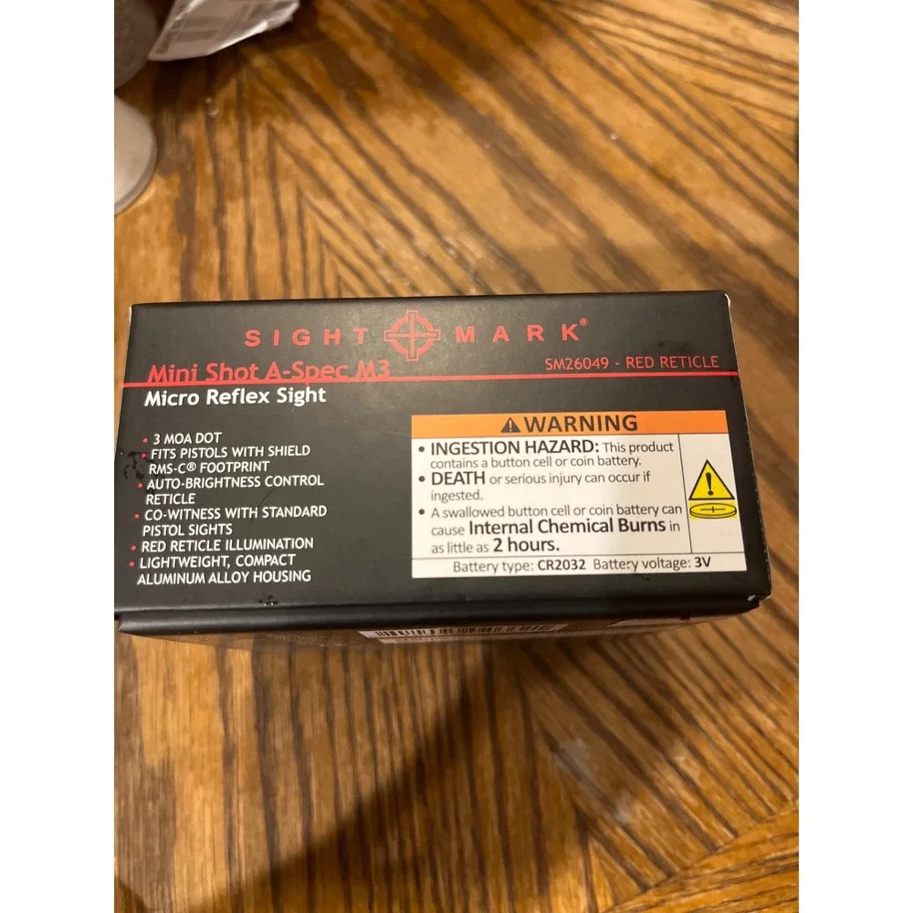 Sightmark Mini Shot A‎ Spec M3 Micro Reflex Sight SM26049 Red Reticle